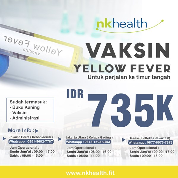 vaksin yellow fever jakarta